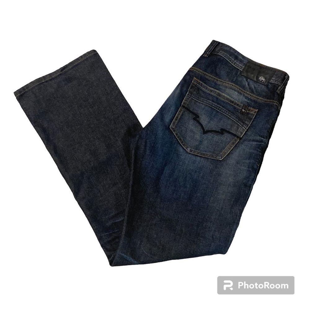 Buffalo David Bitton Men’s King-X Slim Boot Stretch 5 Button Denim Jeans Size 36